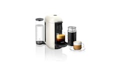 Nespresso VertuoPlus Coffee Machine & Aeroccino3 Milk Frother - White (Main)