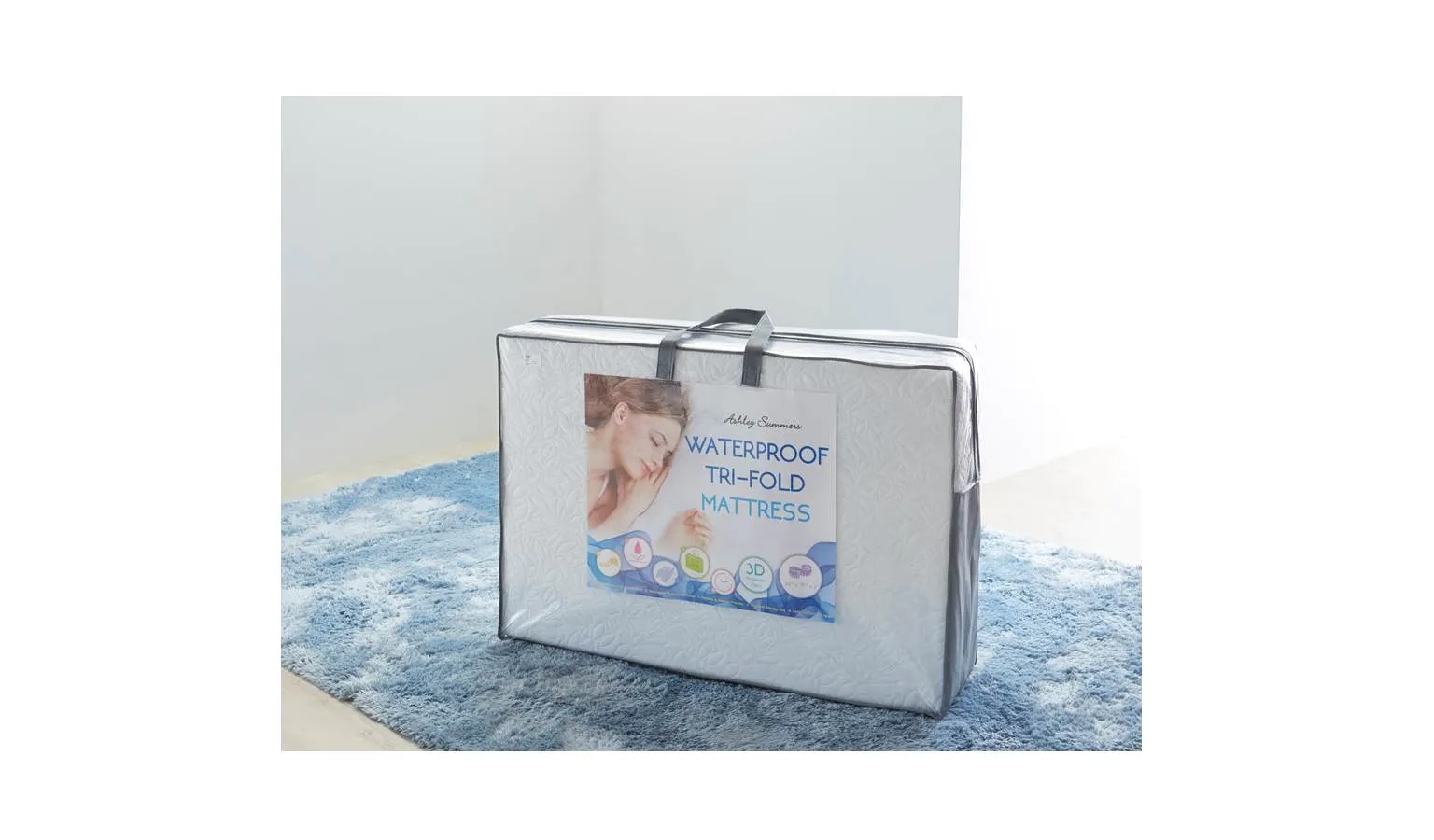 Ashley Summers Waterproof Tri-Fold Mattress - Single Size