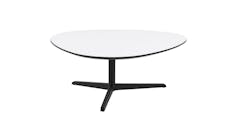 Urban Barnsley 103cm Coffee Table - White/Black (19824) - Front View