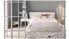 Busselton Leather Bed Frame - Queen Size