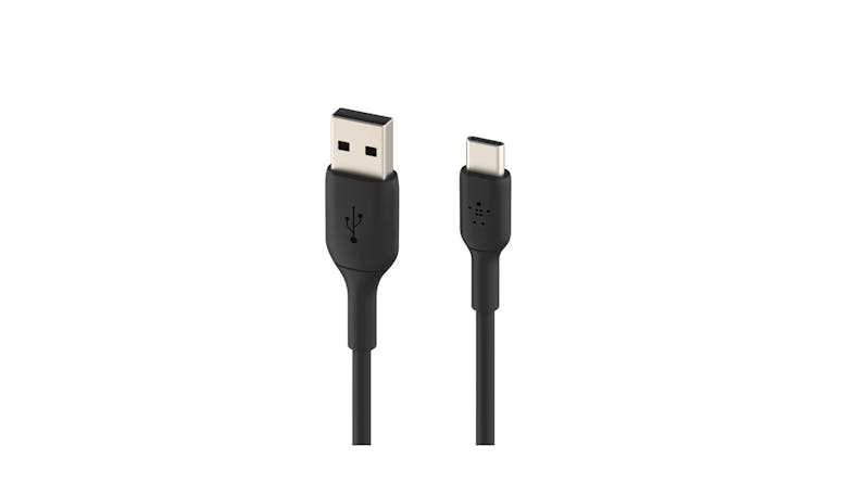 Belkin Boost Charge USB-C to USB-A Cable 15cm - Black CAB001bt3MBK - Side View