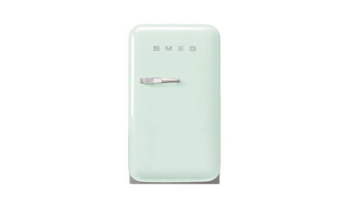 Smeg (FAB5RPG5) 34L 50's Style 1-Door Mini Fridge - Pastel Green (Front View)