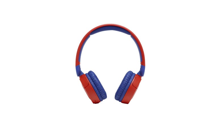 JBL Jr310BT Kids on-ear Wireless Headphones - Red - Front View
