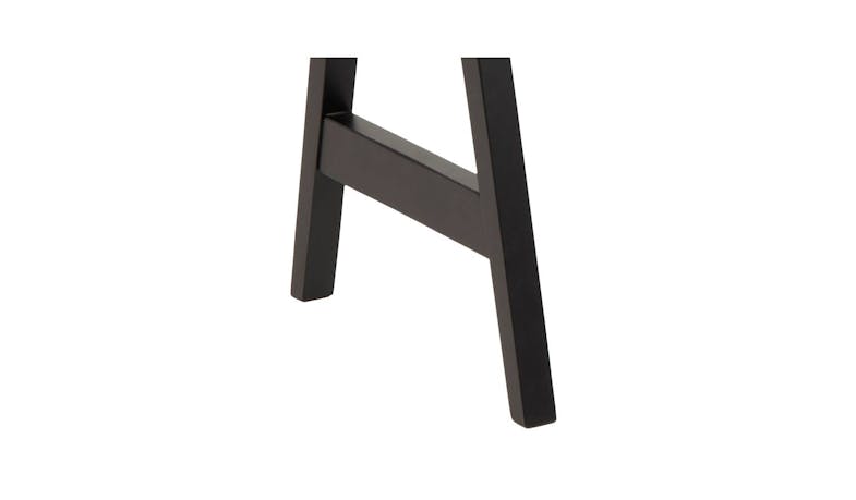Urban Miso 126.6cm Desk - Veneer Oak /Black (85597) - Leg View