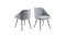 Urban NILS35 Dining Chair –Light Grey Fabric (22317-5) - Side View
