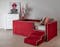 Tallboy Single Bed Colour - Shiraz Red (Right)