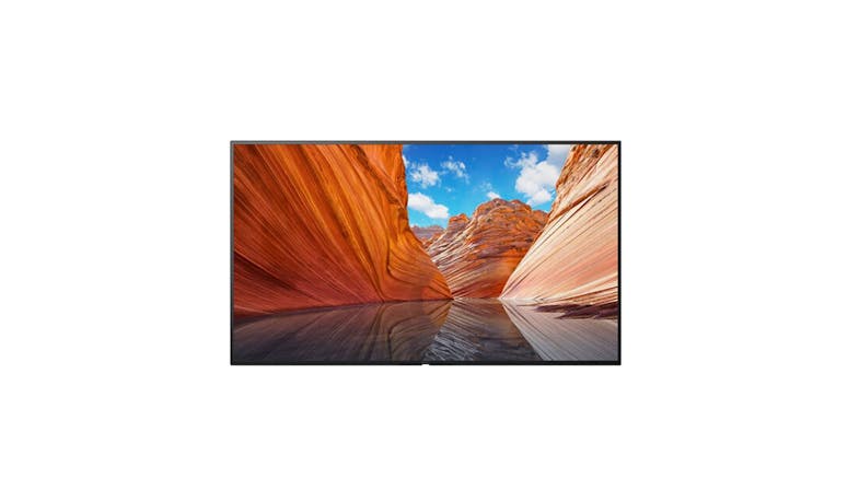 Sony 65-inch 4K Ultra HD Google LED TV - Black KD-65X80J - Front View