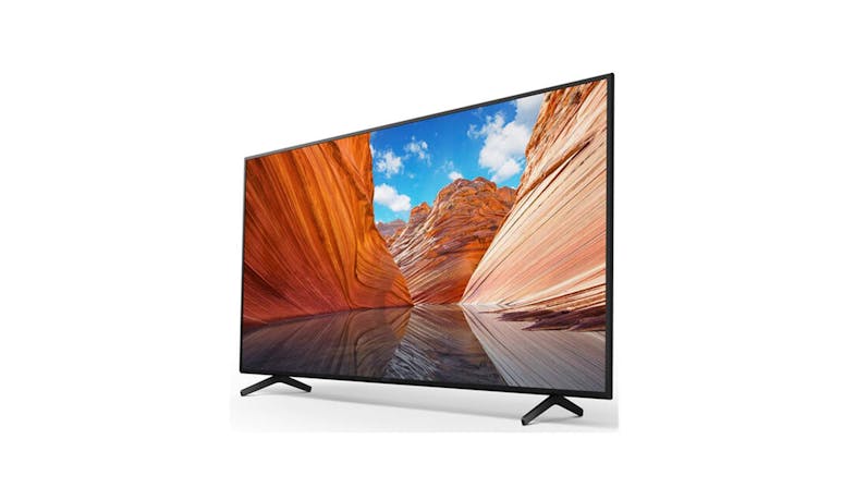 Sony 65-inch 4K Ultra HD Google LED TV - Black KD-65X80J - Side View
