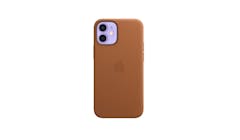 Apple iPhone 12 mini MHK93ZA/A Leather Case with MagSafe - Saddle Brown - Main