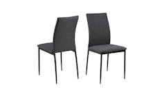Urban Demina Dining Chair - Sawana Grey/Black (82219) - Main