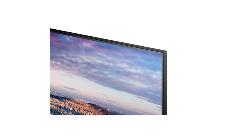 Samsung 24-inch FHD Monitor - Dark Blue Gray (LS24R350FZEXXS) - Angle View