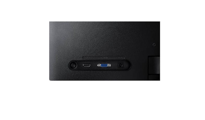 Samsung 24-inch FHD Monitor - Dark Blue Gray (LS24R350FZEXXS) - Bottom Side View