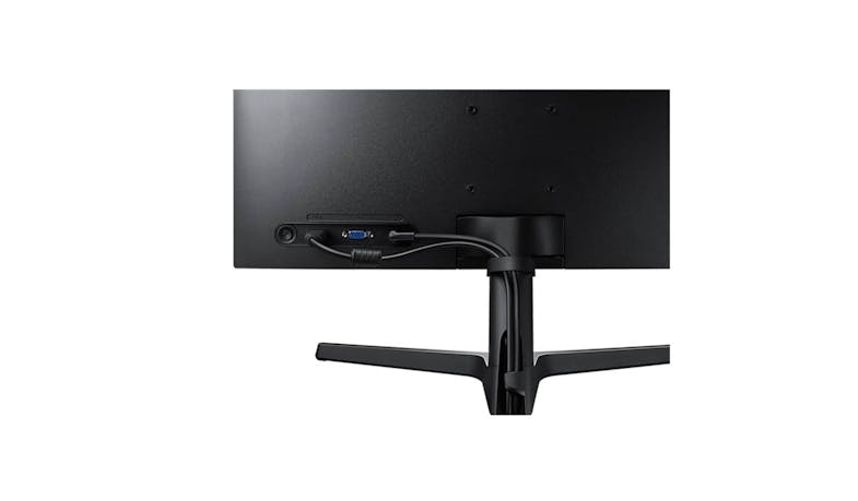 Samsung 24-inch FHD Monitor - Dark Blue Gray (LS24R350FZEXXS) - Bottom View