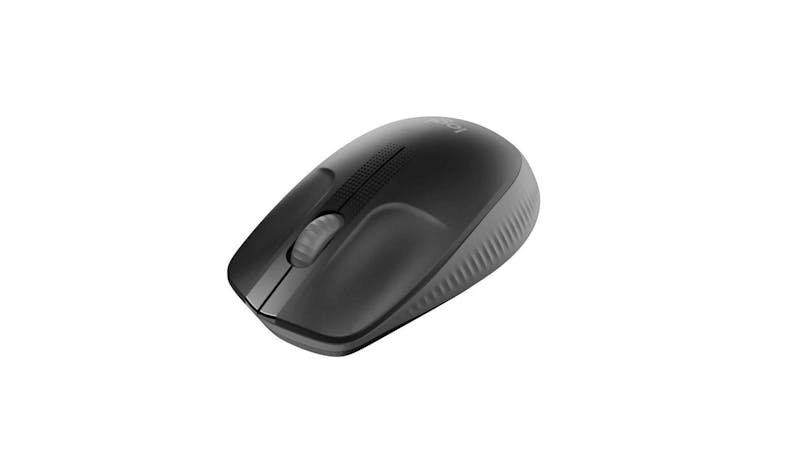 Logitech M190 Wireless Mouse - Charcoal (910-005913) - Front Side View