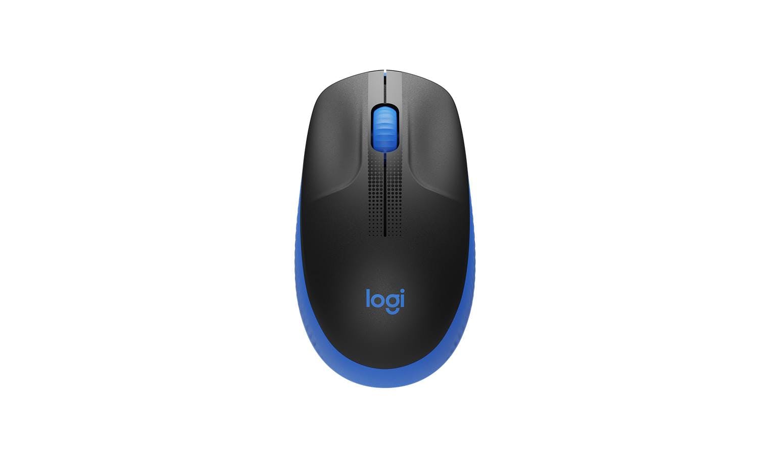 Logitech M190 Wireless Charcoal Mouse Full Size Ambidextrous Curve