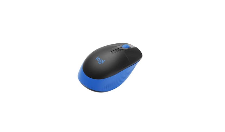 Logitech M190 Wireless Mouse - Blue (910-005914) - Side View