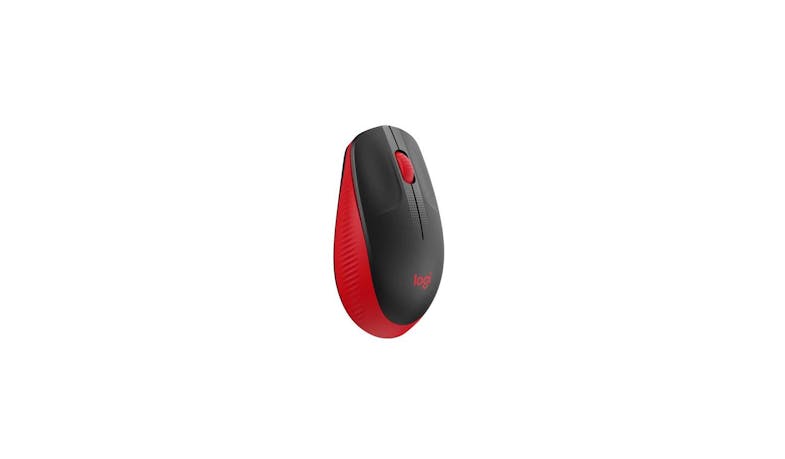Logitech M190 Wireless Mouse- Red (910-005915) - Front View