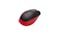 Logitech M190 Wireless Mouse- Red (910-005915) - Side View