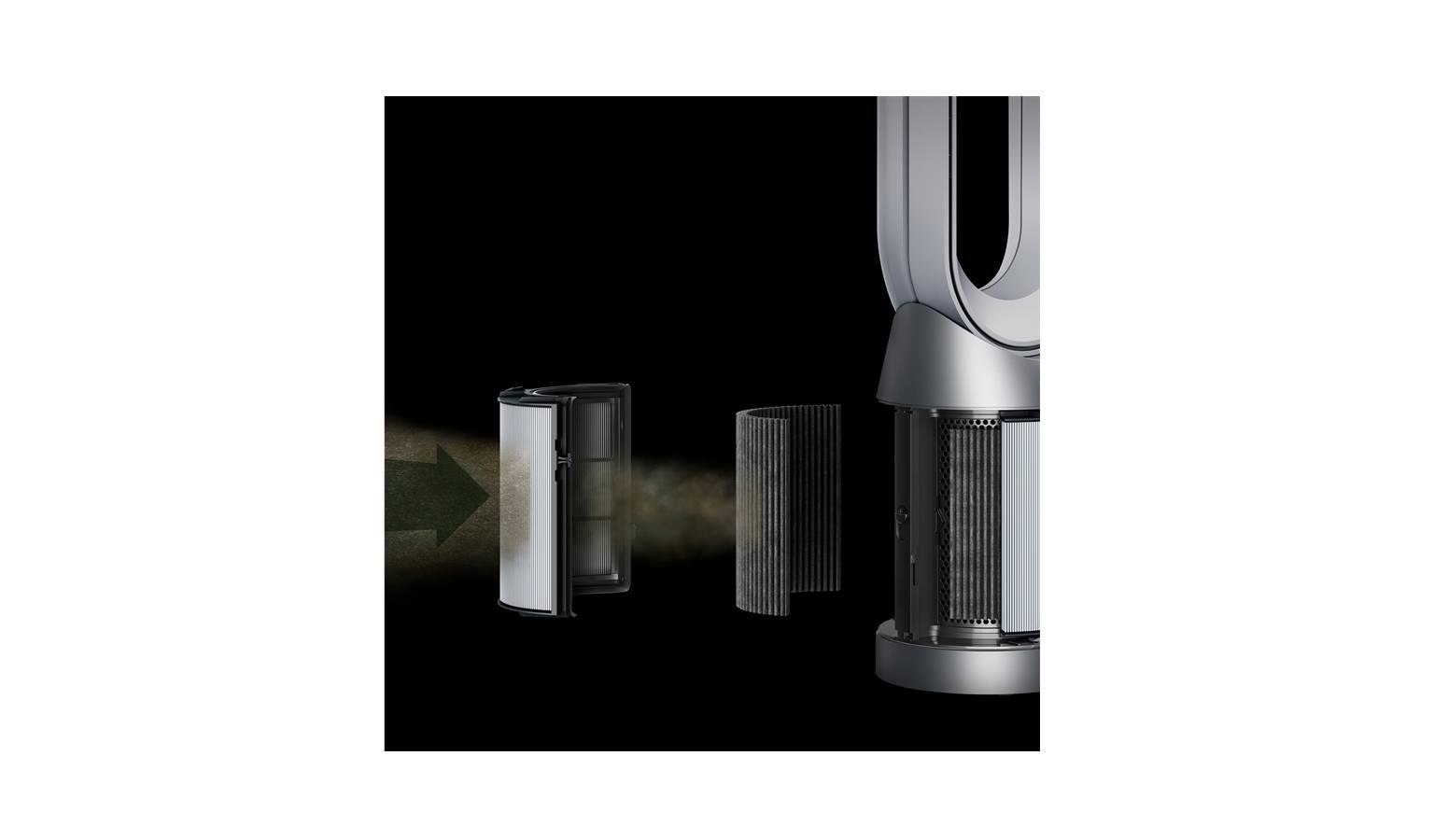 Dyson Purifier Cool™ Air Purifier Fan TP07 (White/Silver)|Harvey