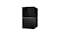 Western Digital My Book Duo 8TB Portable Hard Drive - Black (WDBFBE0080JBK) - Side View