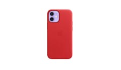 Apple iPhone 12 mini MHK73ZA/A Leather Case with MagSafe - Red - Main