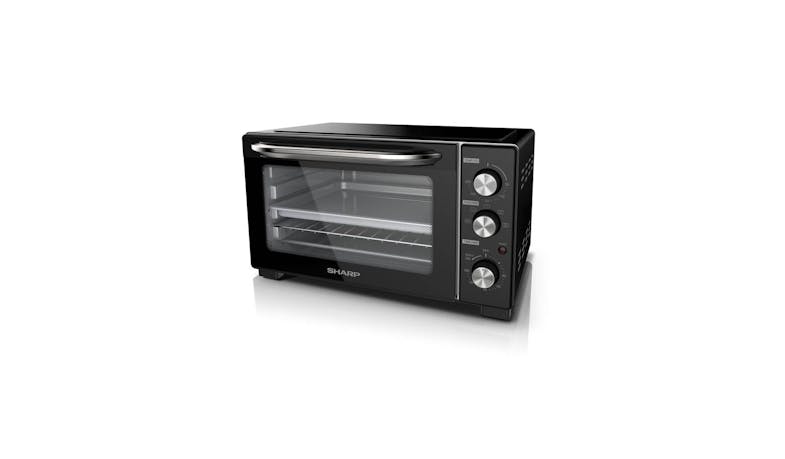 Sharp 25L Electric Oven Toaster E0-257C-BK (Front View)