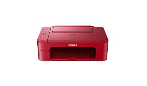 Canon Aio Pixma E3370 Wireless All-In-One Printer - Red