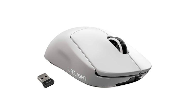 Logitech G Pro X Superlight Wireless Gaming Mouse - White - alt angle