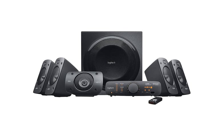 Logitech Z906 5.1 Surround Sound Speaker System - Black - Main