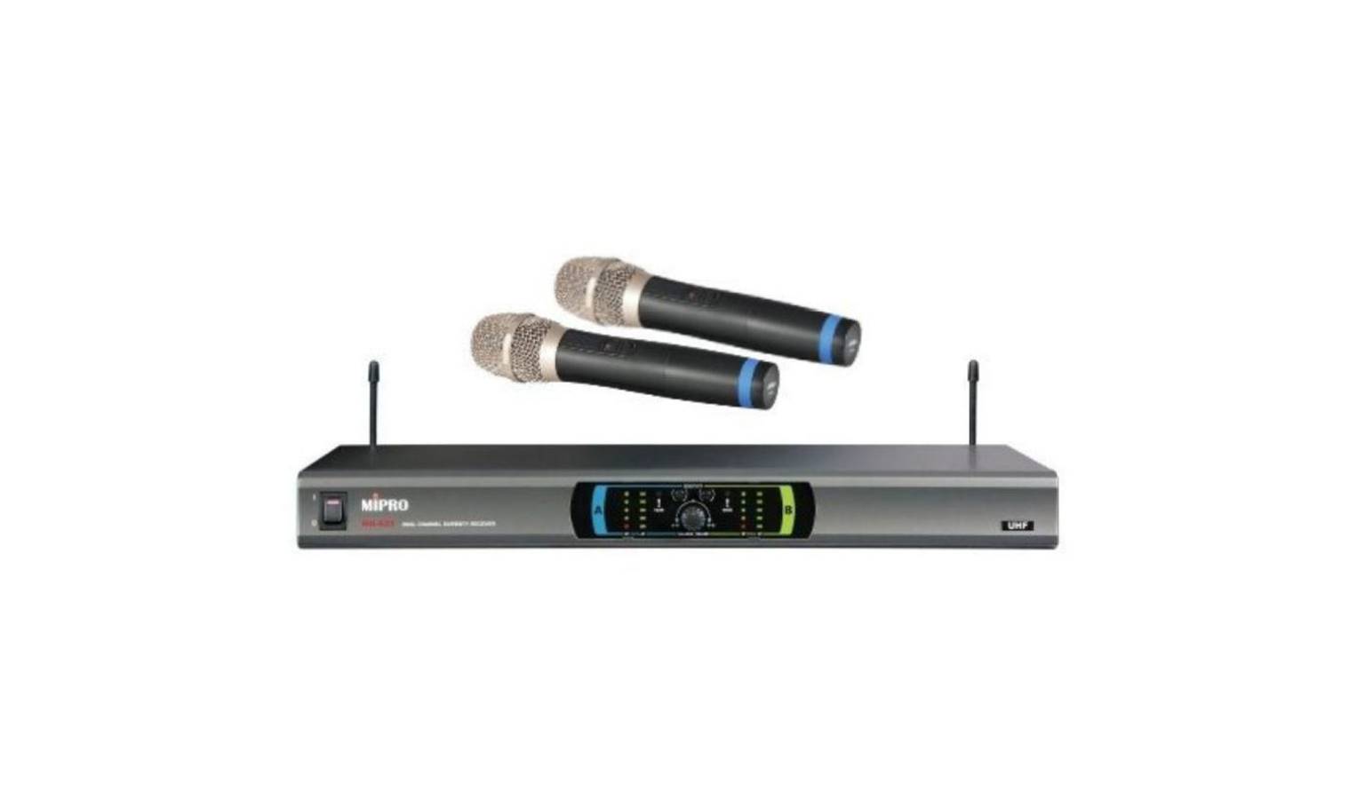 Mipro MR 823 Dual Hand Wireless Microphone Black