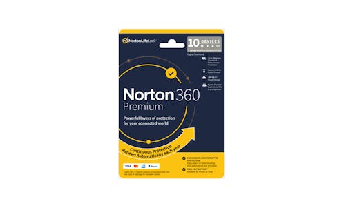 Norton 360 Premium 1 User 10 Device 12 Month Subscription Antivirus Software - Main