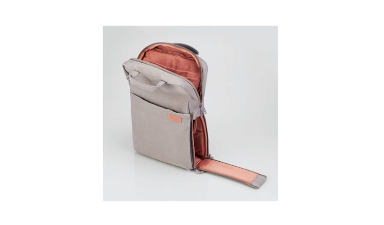 Elecom OF04GY Off Toco Backpack Rose Gray - Side View