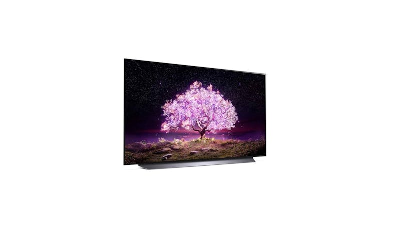 LG C1 55-inch 4K OLED Smart TV with AI ThinQ OLED55C1PTB (Side View)