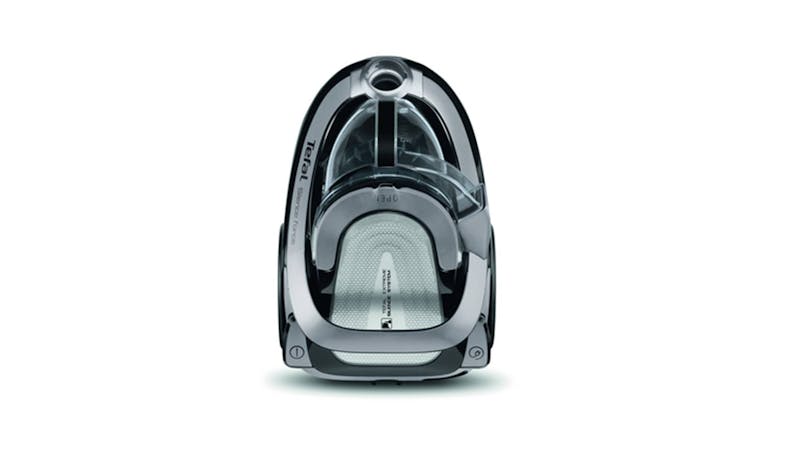 Tefal TY7689 Silence Force Cyclonic Bagless Vacuum Cleaner - Silver (Front View)