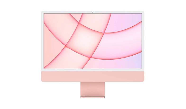 Apple iMac (4.5K Retina, 24-inch, 2021) M1 8 Core 256GB - Pink - Front