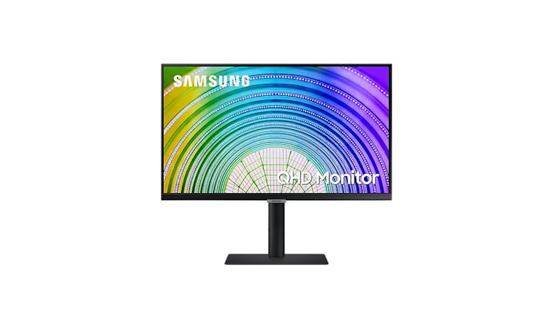 Samsung 24-inch QHD With IPS Panel Height Adjust Monitor (LS24A600UCEXXS) - Front View