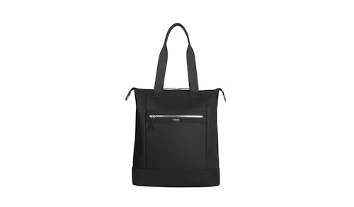 Targus TBO002 15-inch Newport North-South Tote - Black - Front
