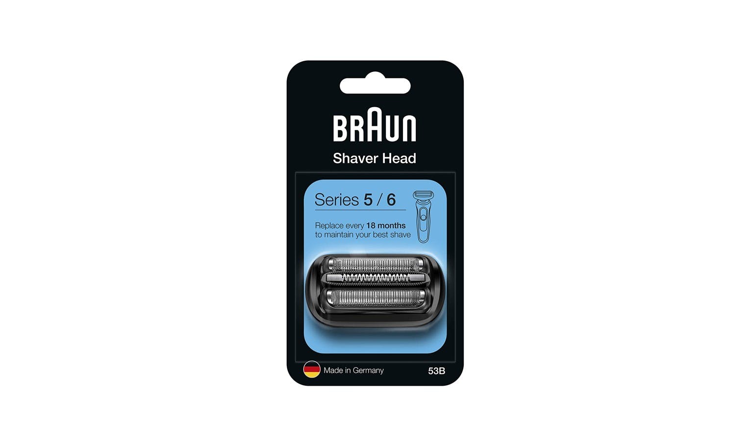 Braun 53B Replacement Shaver Head for Series 5/6 Electric Razor (9174-3962)