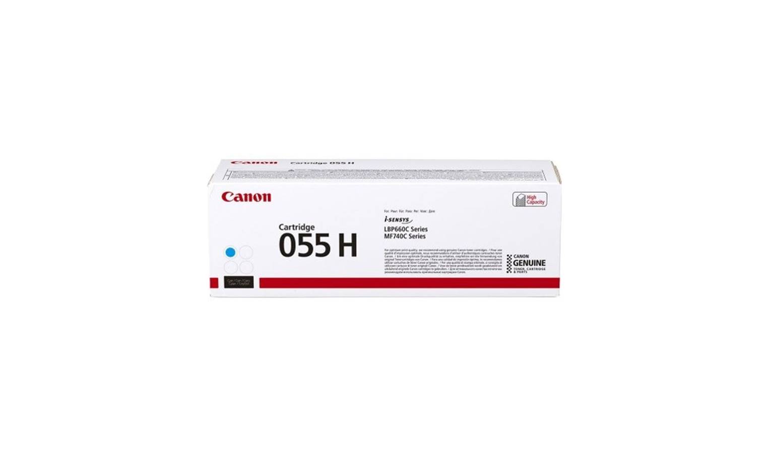 Canon 055H Toner Cartridge 5.9K - Cyan