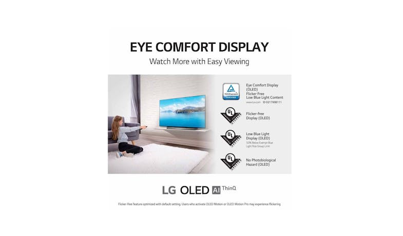 LG C1 55-inch 4K OLED Smart TV with AI ThinQ OLED55C1PTB