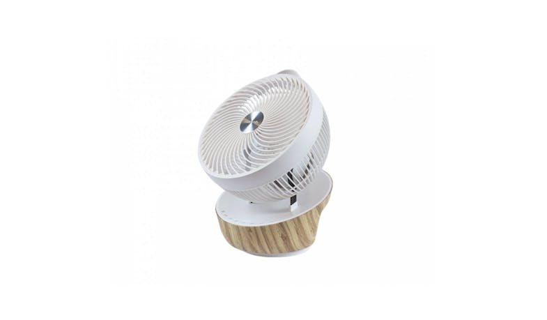 Mistral MHV1010DR High Velocity Wireless Remote Fan - White (Side View)