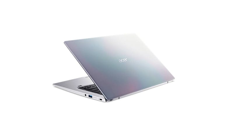 Acer Swift 1 14-inch Laptop - Iridescent Silver (SF114-34-C2VS) - Half Closed View