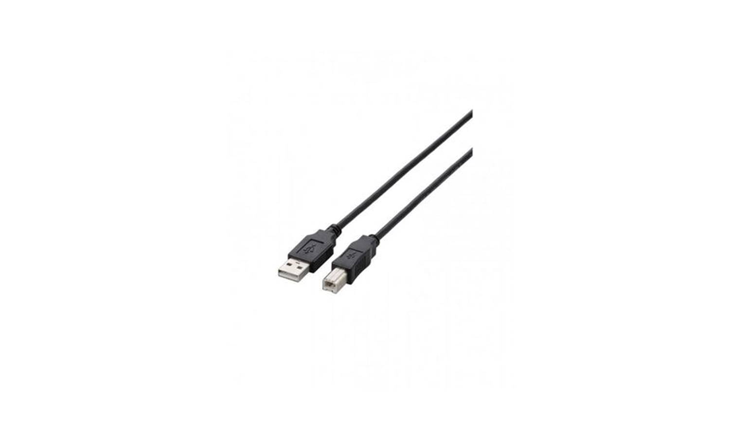 Elecom U2C-BN30BK USB 2.0 A-B Cable 3M | Harvey Norman Singapore