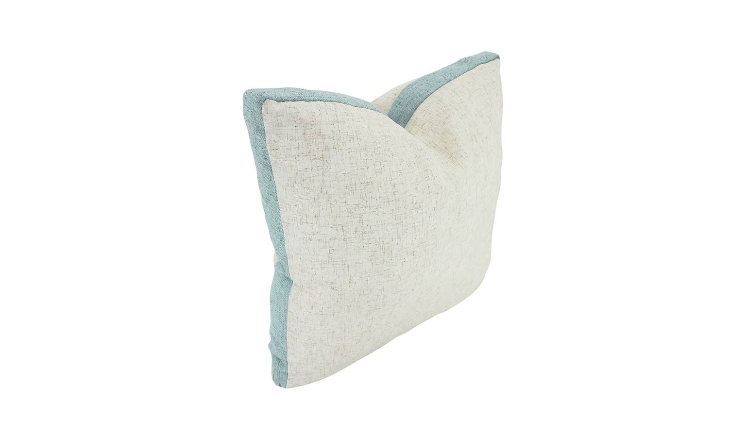 Linen Walled Cushion - Light Blue (Main)
