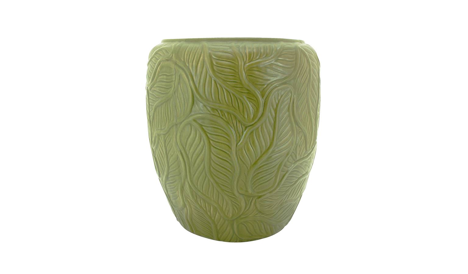Leaf Planter Pot Olive Large (Main)
