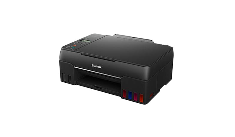 Canon Pixma G670 Wireless All-In-One Ink Tank Printing  (Side View)