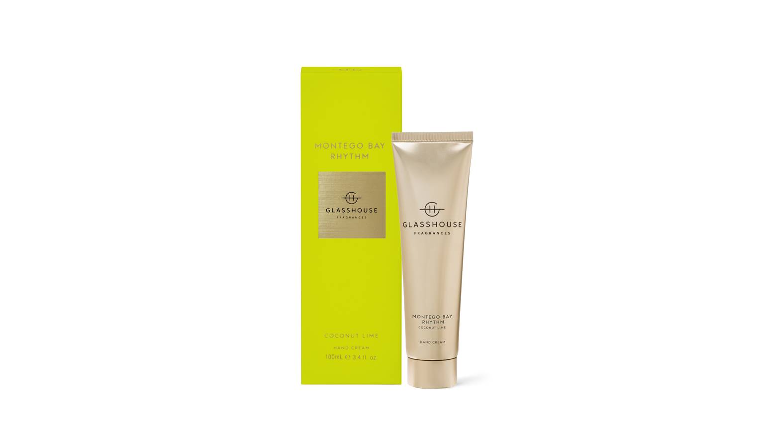 Glasshouse Montego Bay Rhythm Coconut & Lime 100ml Hand Cream - main