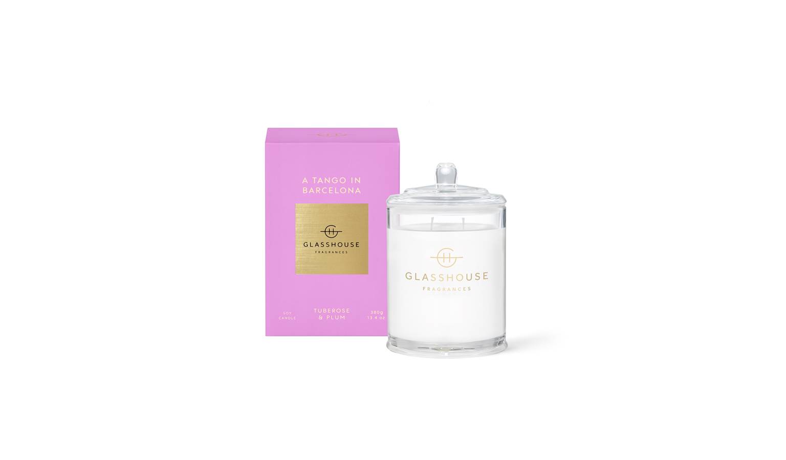 Glasshouse A Tango In Barcelona Tuberose & Plum 380g Candle - Main