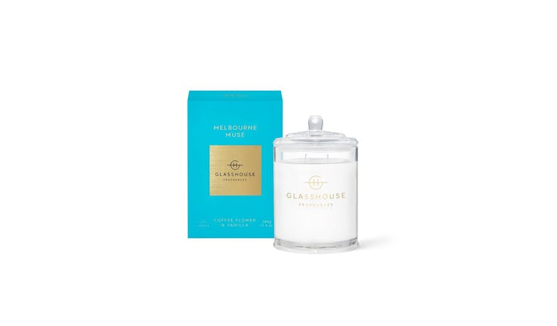 Glasshouse Melbourne Muse Coffee Flower & Vanilla 380g Candle - Main