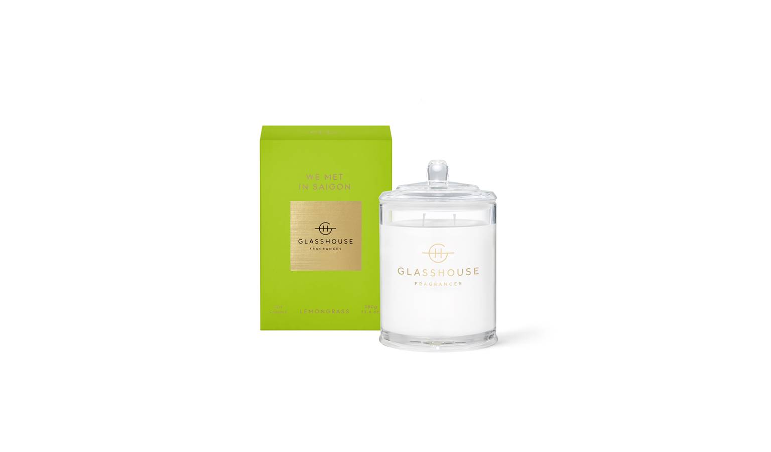 Glasshouse We Met In Saigon Lemongrass 380g Candle (Main)
